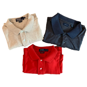 Set of 3 Polo Shirts XL